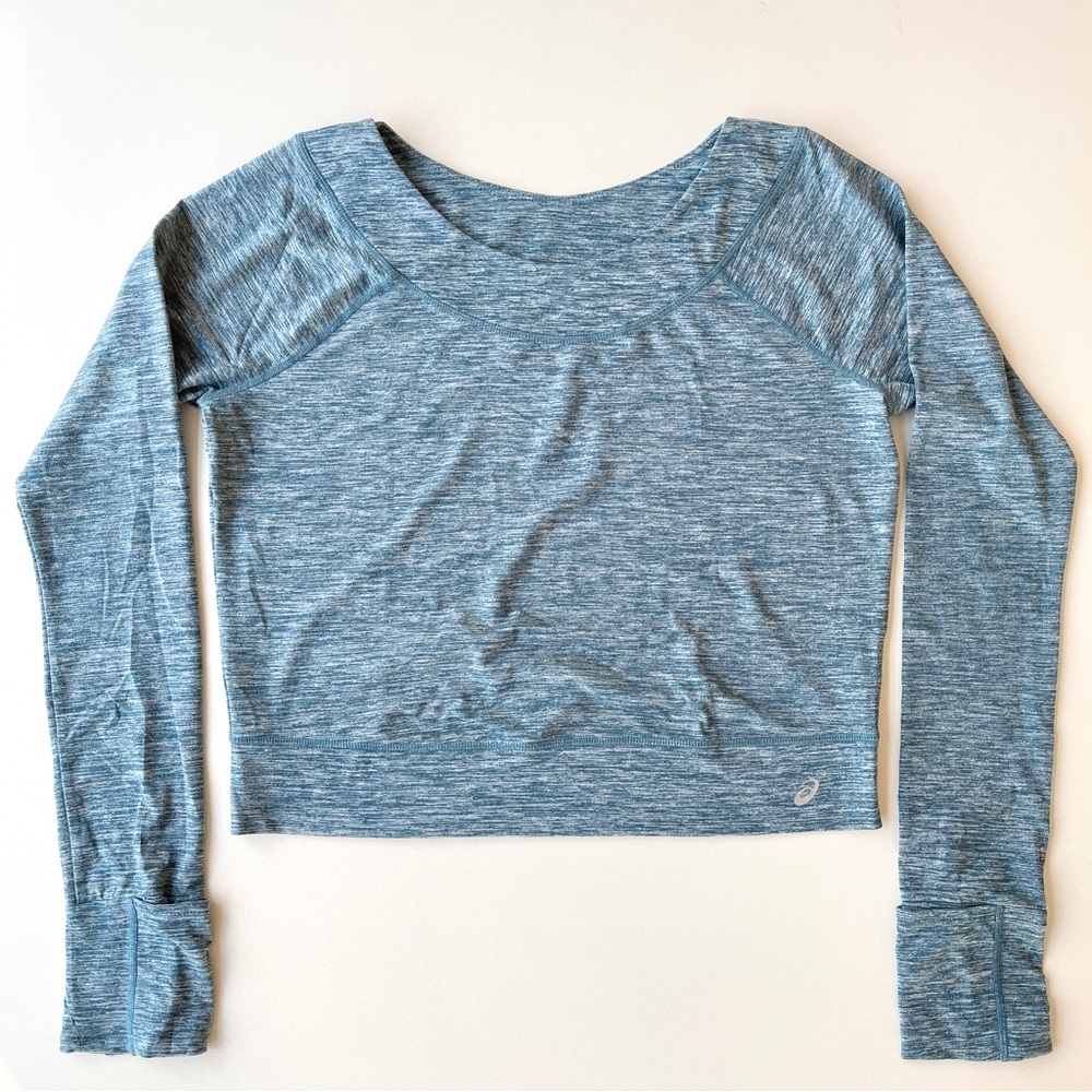 ASICS Soft Boat Neck Long Sleeve Shirt Medium